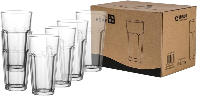 Cuisine Art Cuisine Art Stackable Glass, 345ml, Transparent, 6 Pieces